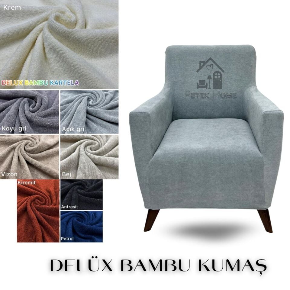 Delüx Bambu Soft Tam Giydirme Koltuk Örtüsü