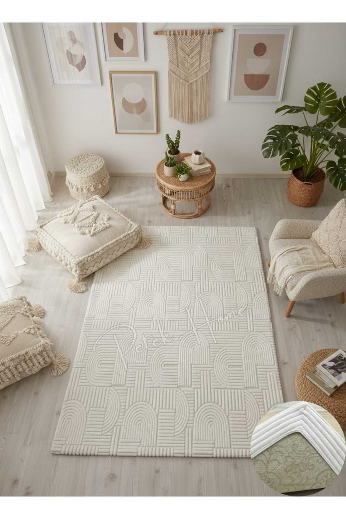 Bohem welsoft halı örtüsü